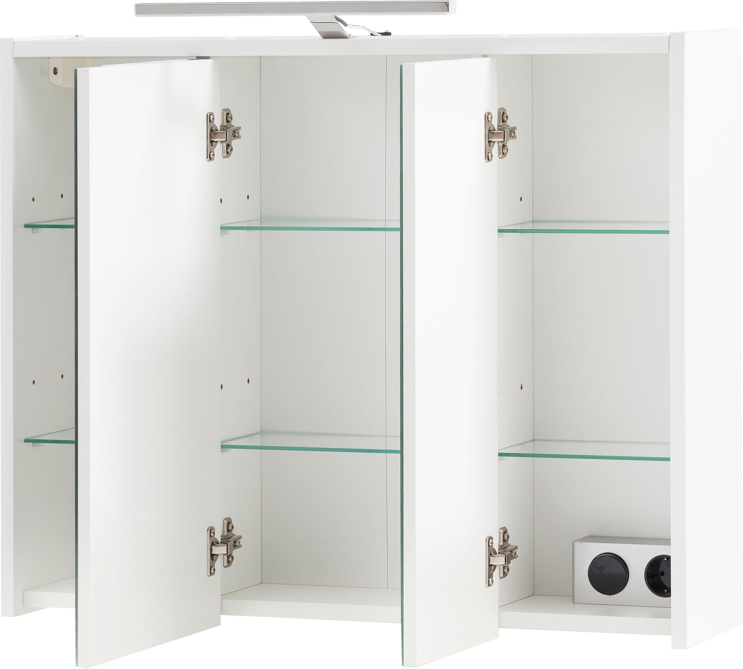INOSIGN Spiegelschrank »Lynn«, Breite 74,5 cm Badschrank mit viel Stauraum.