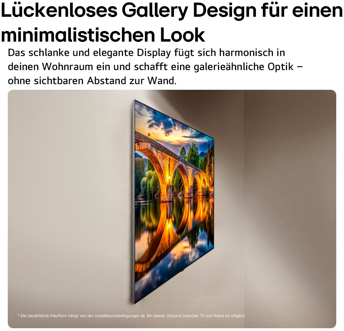LG OLED-Fernseher »OLED55G67LW« 139 cm/55 ″ Smart-TV