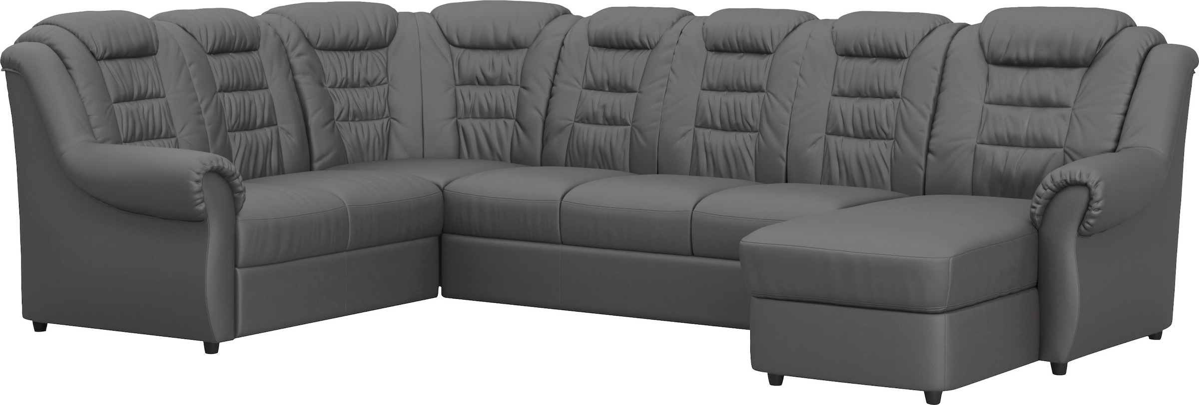 Home affaire Wohnlandschaft »Boston U-Form« mit hoher Rückenlehne, wahlweise mit Bettfunktion & Stauraum