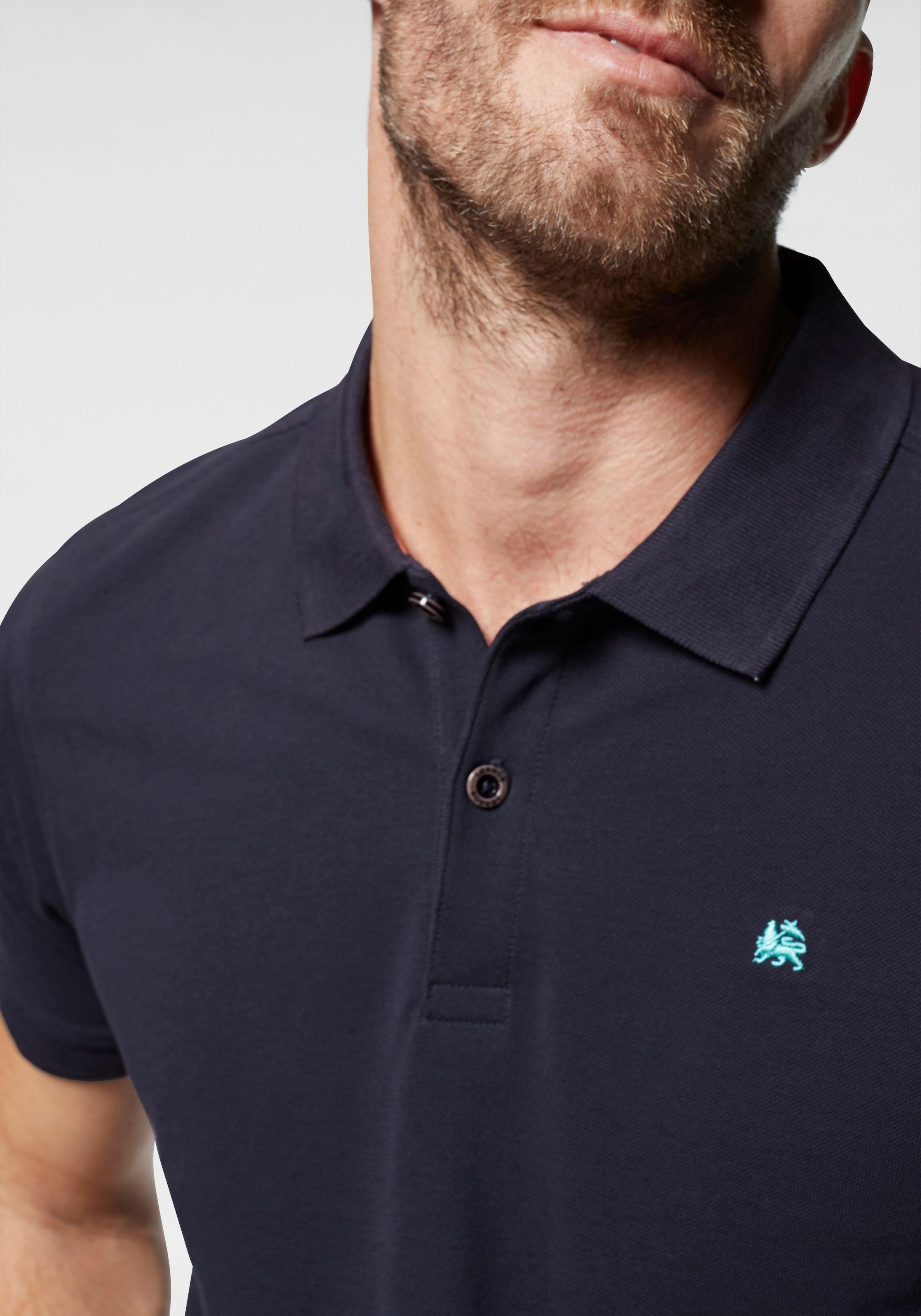 LERROS Poloshirt, mit dezenter der bei ♕ Brust Stickerei auf