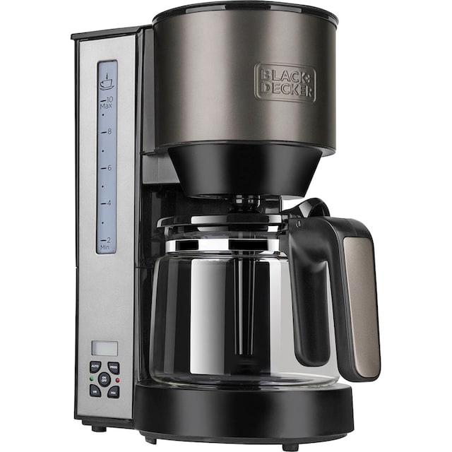 Black + Decker Filterkaffeemaschine »BXCO1000E«, 1,25 l Kaffeekanne,  Permanentfilter mit 3 Jahren XXL Garantie