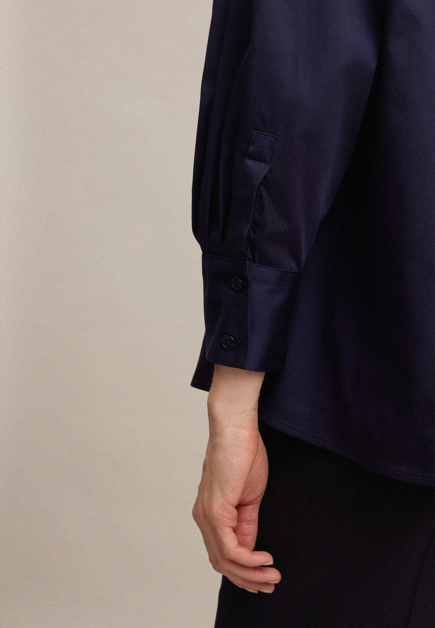seidensticker Klassische Bluse »Schwarze Rose«, Tunika Uni
