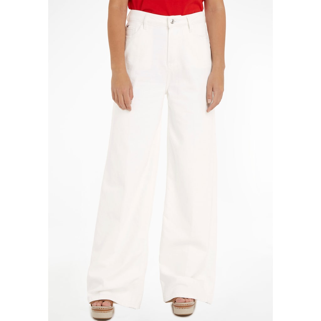 Tommy Hilfiger Weite Jeans »WIDE LEG HW SOFT CLR« mit Tommy Hilfiger Logo-Badge Tommy Hilfiger Weite Jeans »WIDE LEG HW SOFT CLR« mit Tommy Hilfiger Logo-Badge