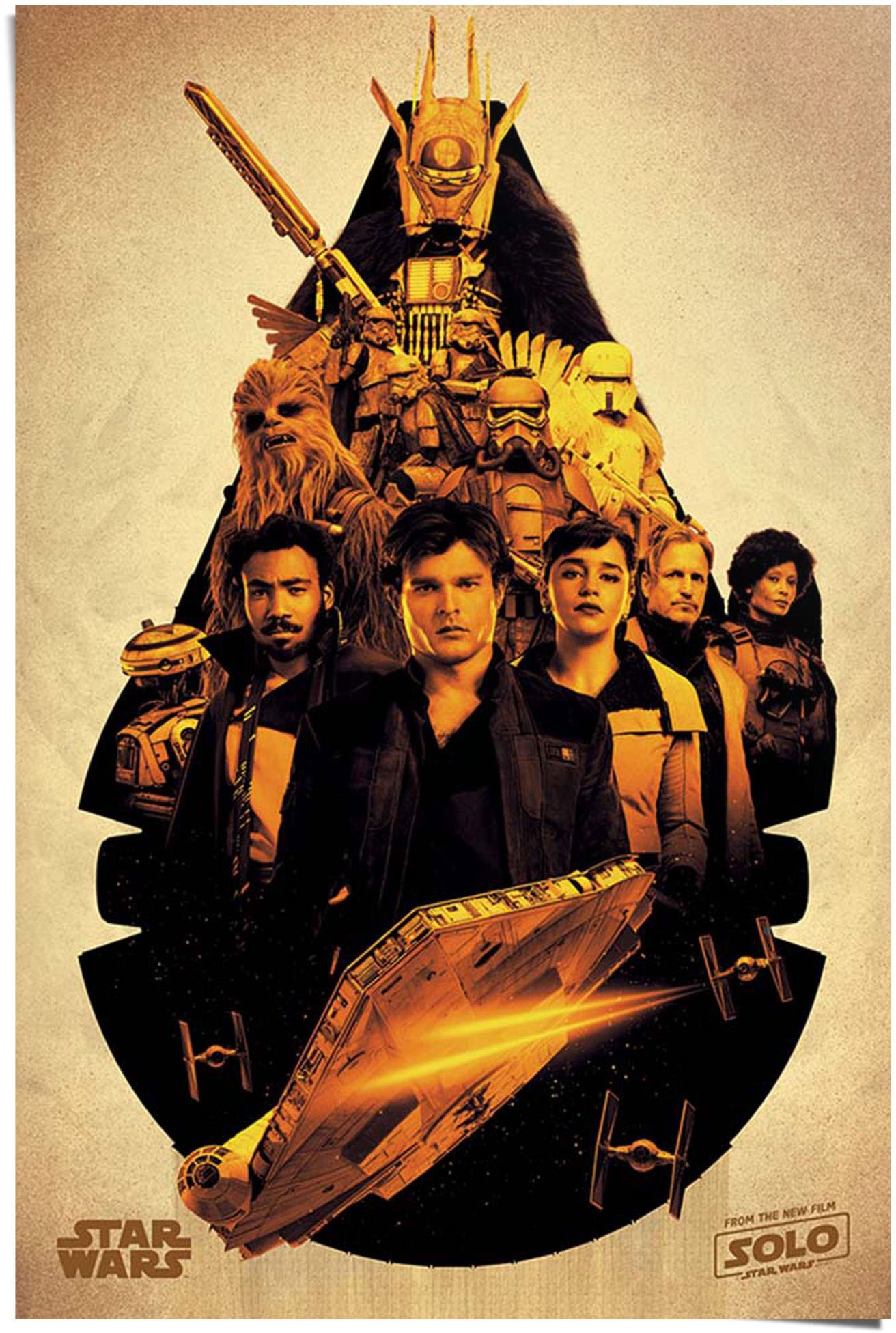 »Solo: Millenium (1 Raten bestellen Collage«, St.) A Star Reinders! Poster auf Story Wars Falcon