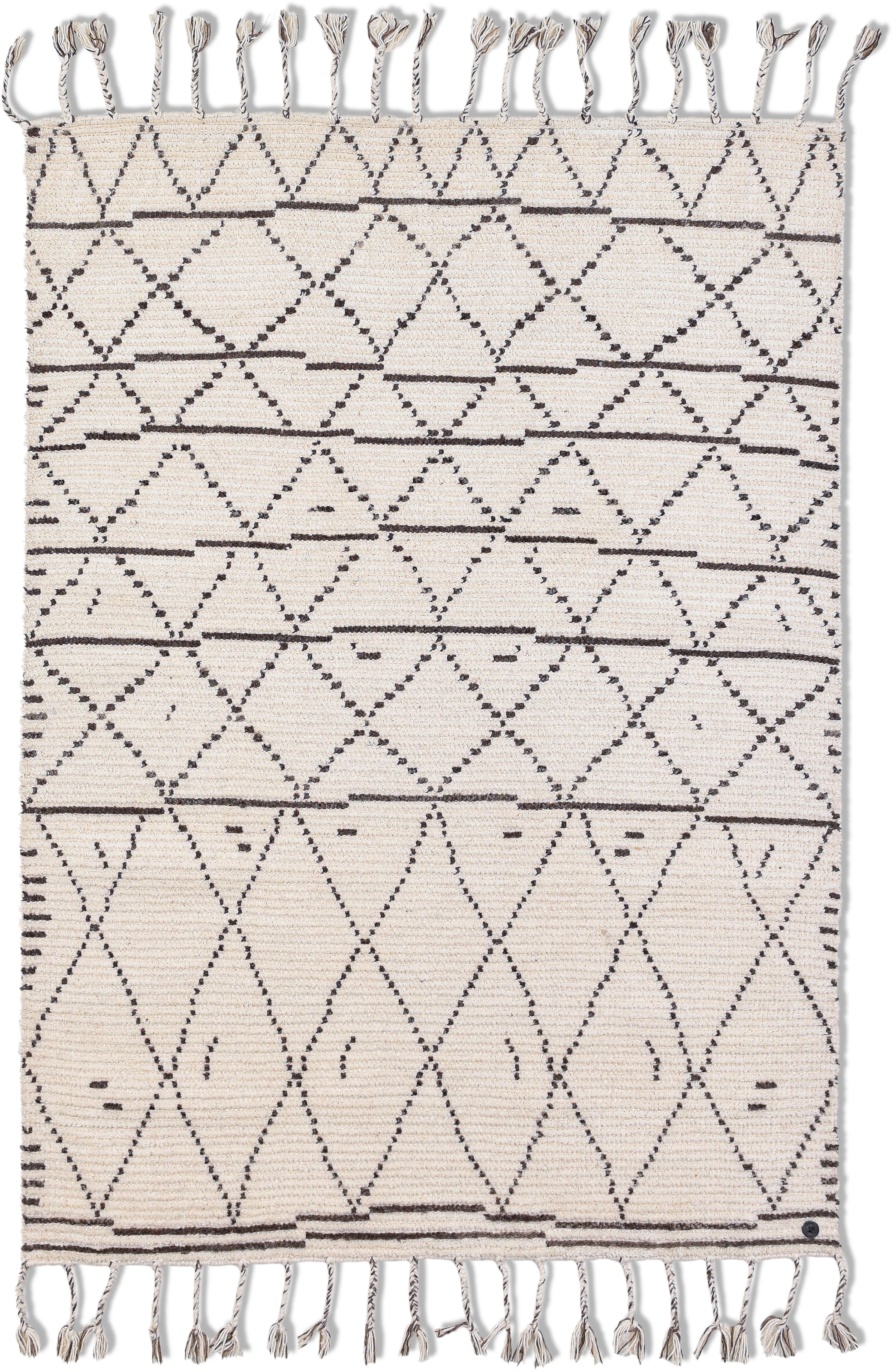 TOM TAILOR HOME Teppich »Nomad«, rechteckig, handgewebt, mit Fransen,  Boho-Style online kaufen