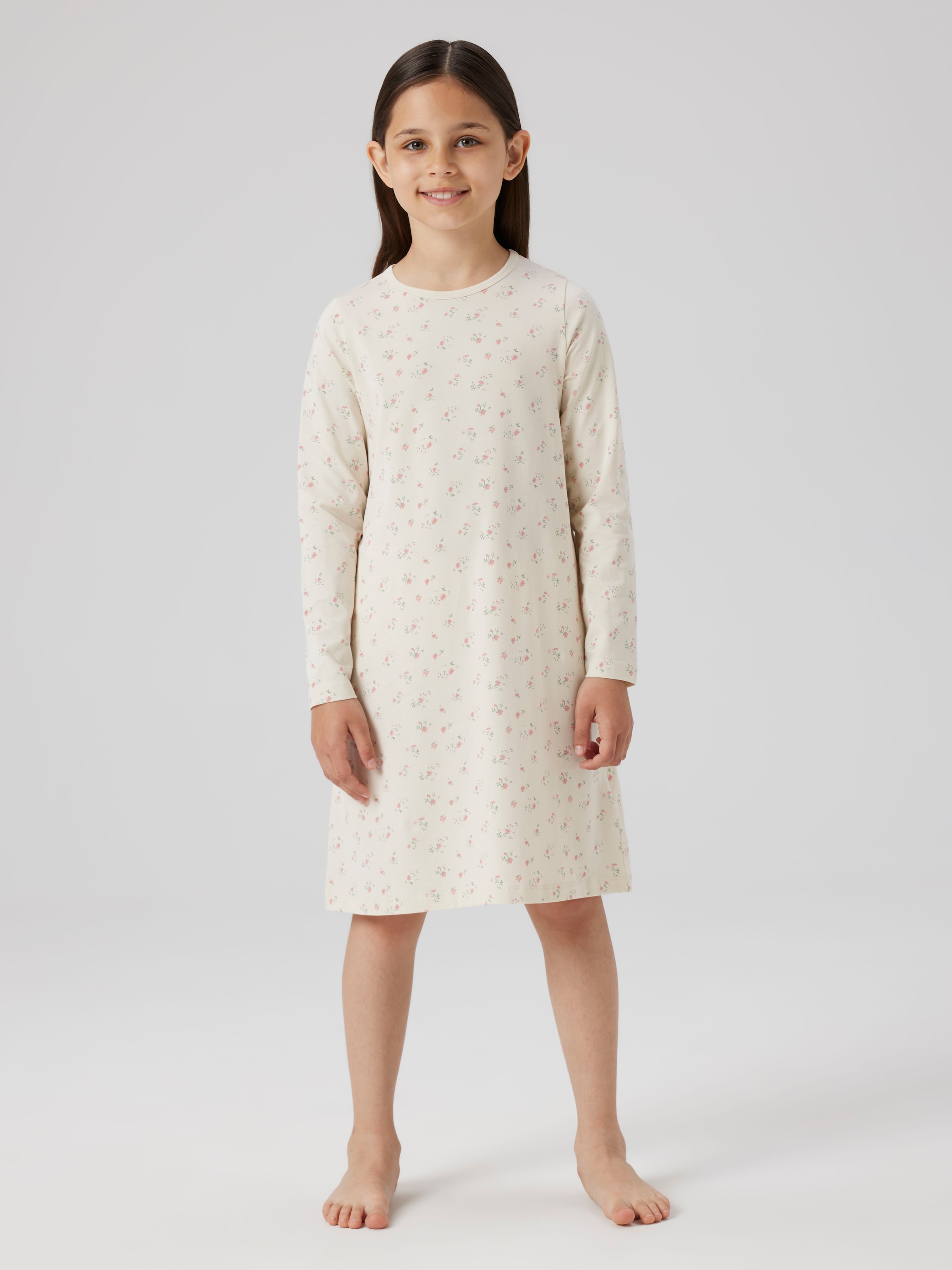 Name It Schlafanzug »NKFNIGHTGOWN FLOWER NOOS«