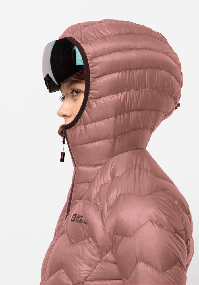 Jack Wolfskin Daunenjacke »ALPSPITZE DOWN HOODY W«, mit Kapuze