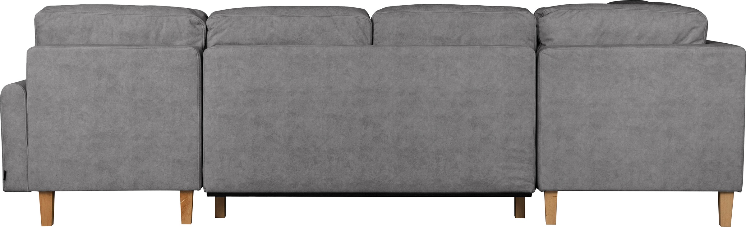 Home affaire Wohnlandschaft »TRIPLO U-Form wahlweise mit Schlaffunktion, B/T/H: 310/192/90 cm«, Schlafsofa, auch mit Bettkasten, Steppung im Rückenkissen