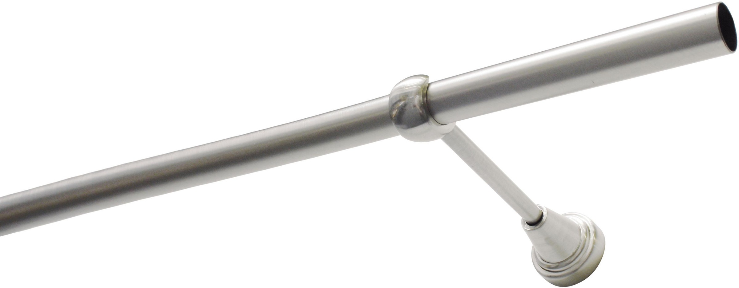 GARDINIA Gardinenstange "Set Metall" Ø 19 mm 1 läufig-läufig Fixmaß 1-Lauf