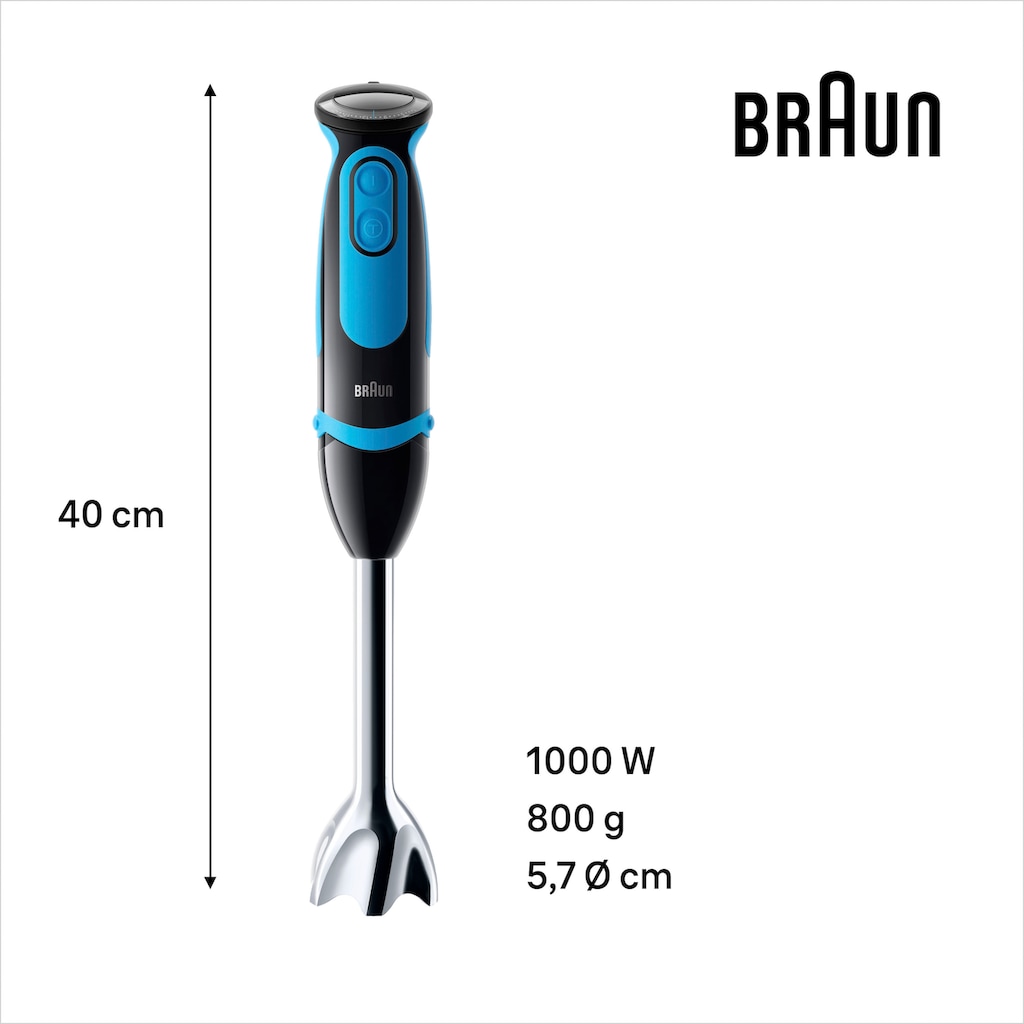 Braun Stabmixer »MQ 5264BKBL MultiQuick 5 Vario Fit«, 1000 W