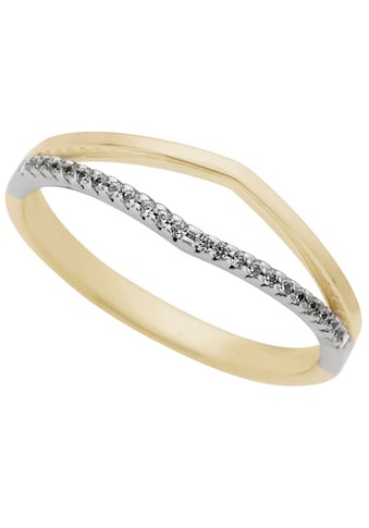 Diamantring »Schmuck Geschenk Gold 333 Damenring Goldring Diamant«