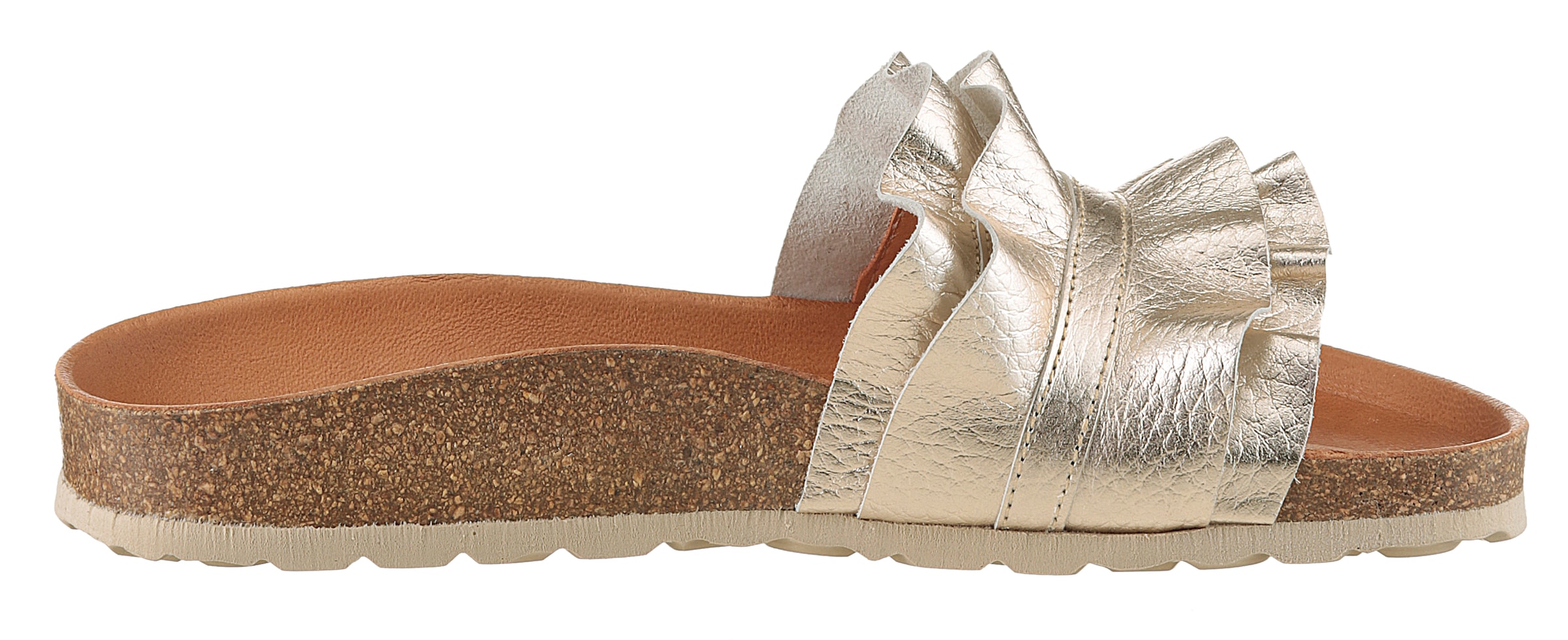 VERBENAS Pantolette »Rocio Roda«, Sommerschuh, Strandschuh, Urlaubschuh, vorgeformtes Fußbett