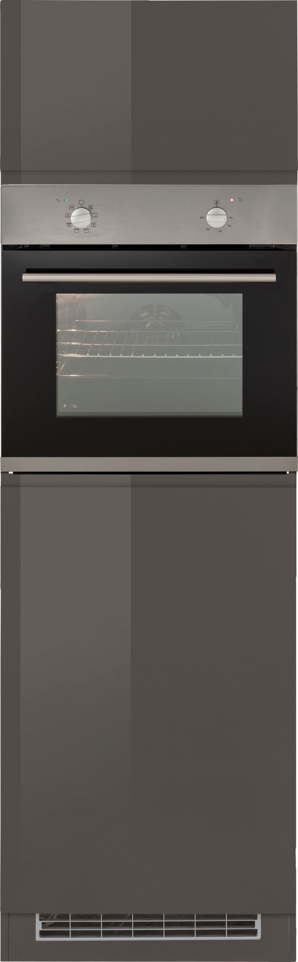 KOCHSTATION Backofen/Kühlumbauschrank »KS-Virginia«, 200 cm hoch, 60 cm breit, Nische für Ofen B/H/T: 56/59/55 cm