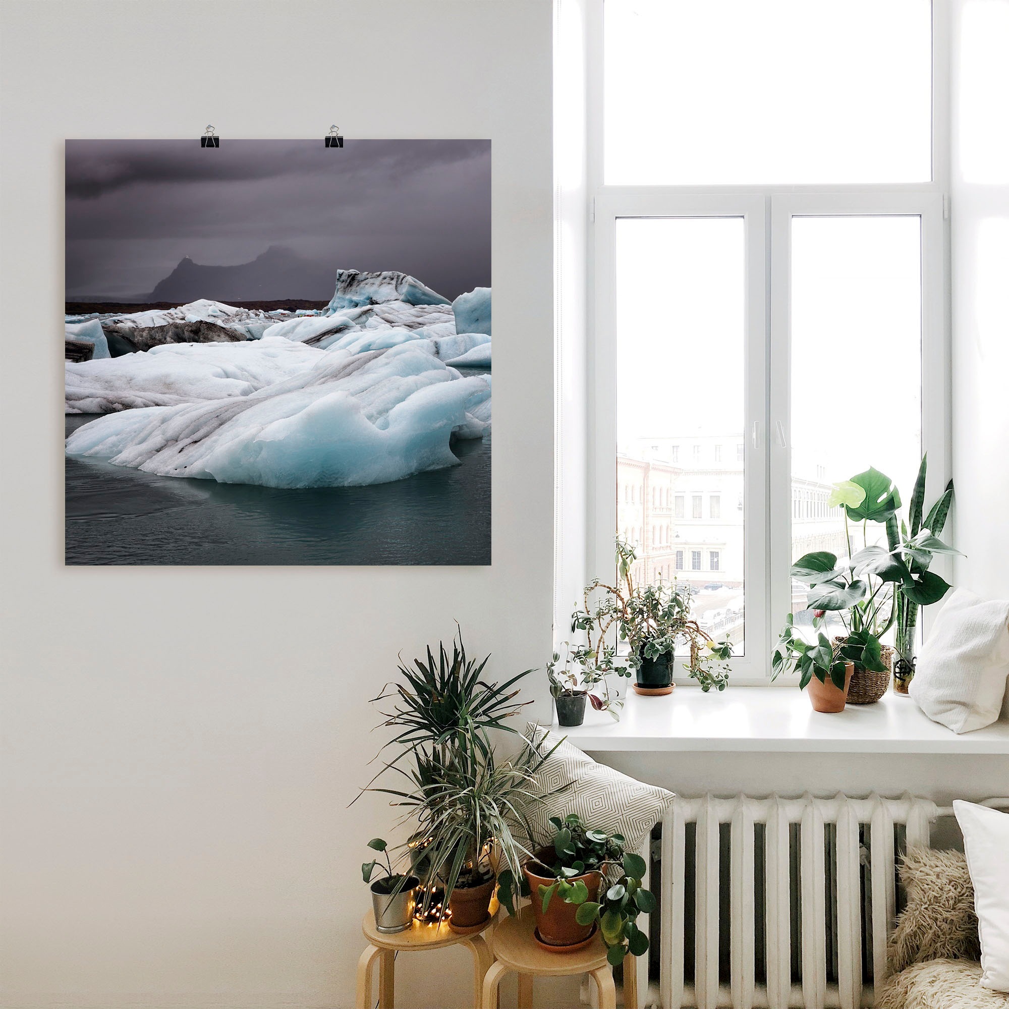 Artland Wandbild »Gletscherlagune Jökulsárlón, Island«, Bilder von der  Arktis, (1 St.), als Alubild, Leinwandbild, Wandaufkleber oder Poster in  versch. Größen auf Rechnung kaufen