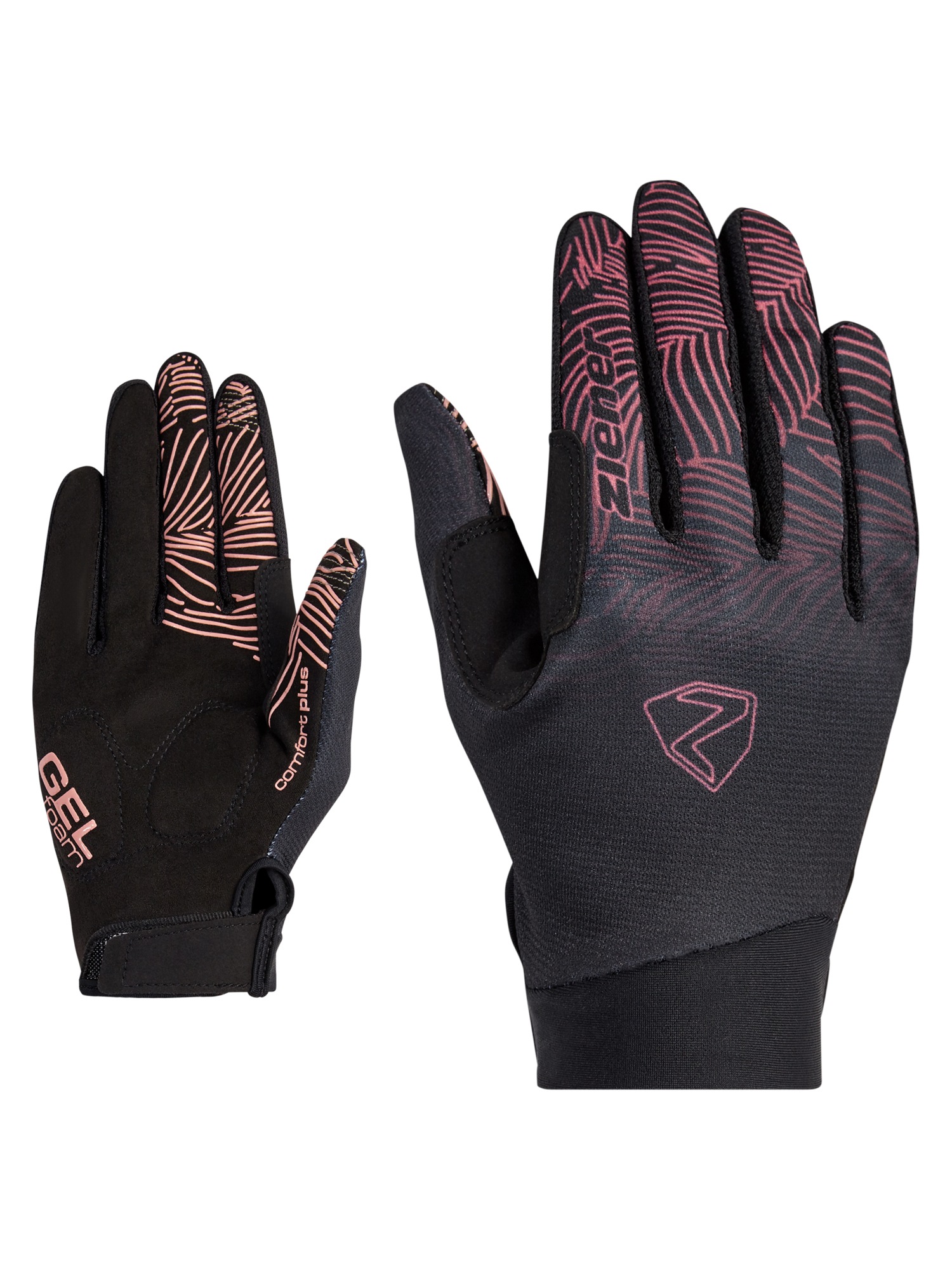Ziener, Damen, »CONNY«, rosa, 6, rosa, sportiver Langfinger Fahrradhandschuh für Damen