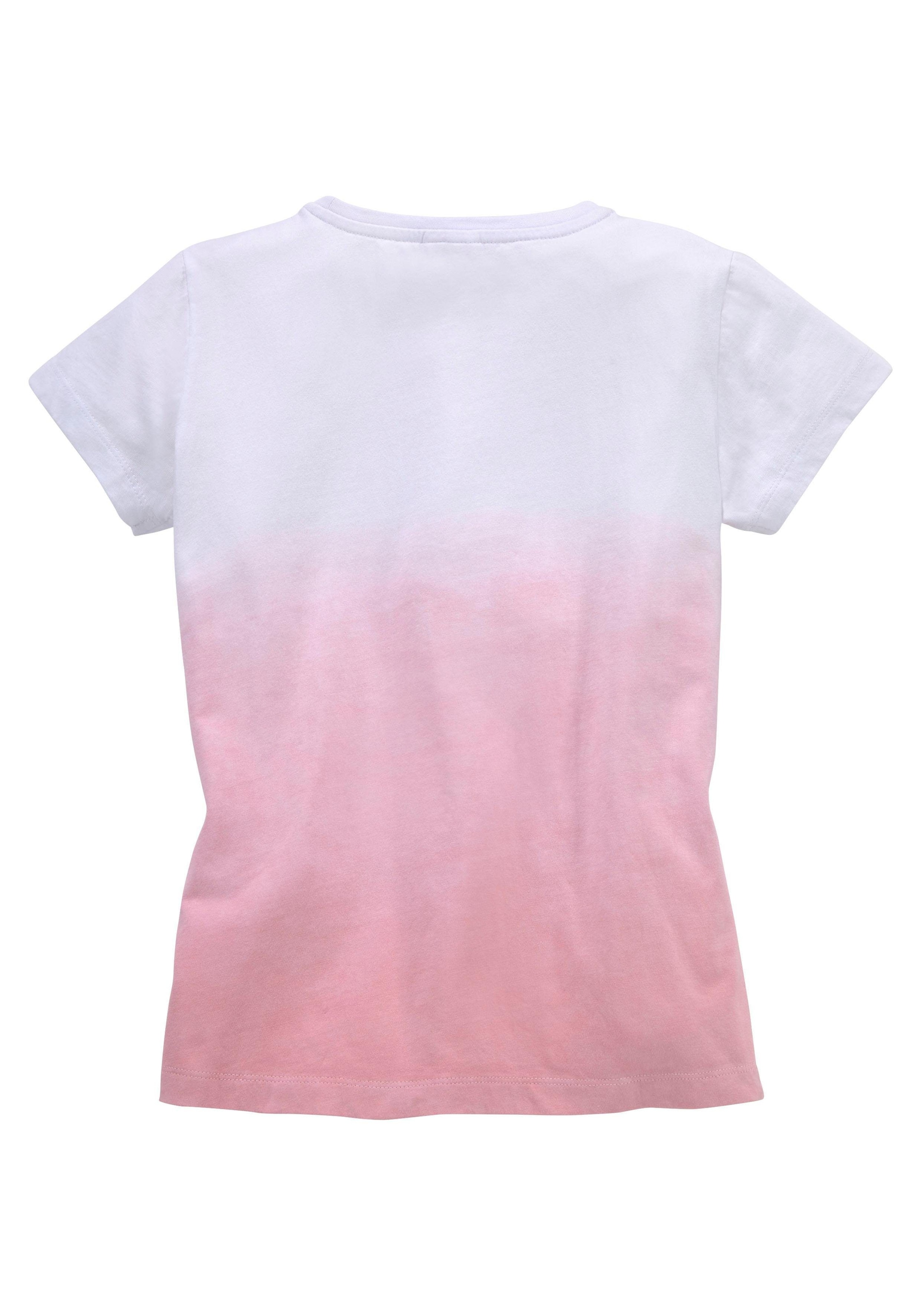 KangaROOS T-Shirt, ♕ bei Im Farbverlauf Wendepailletten mit
