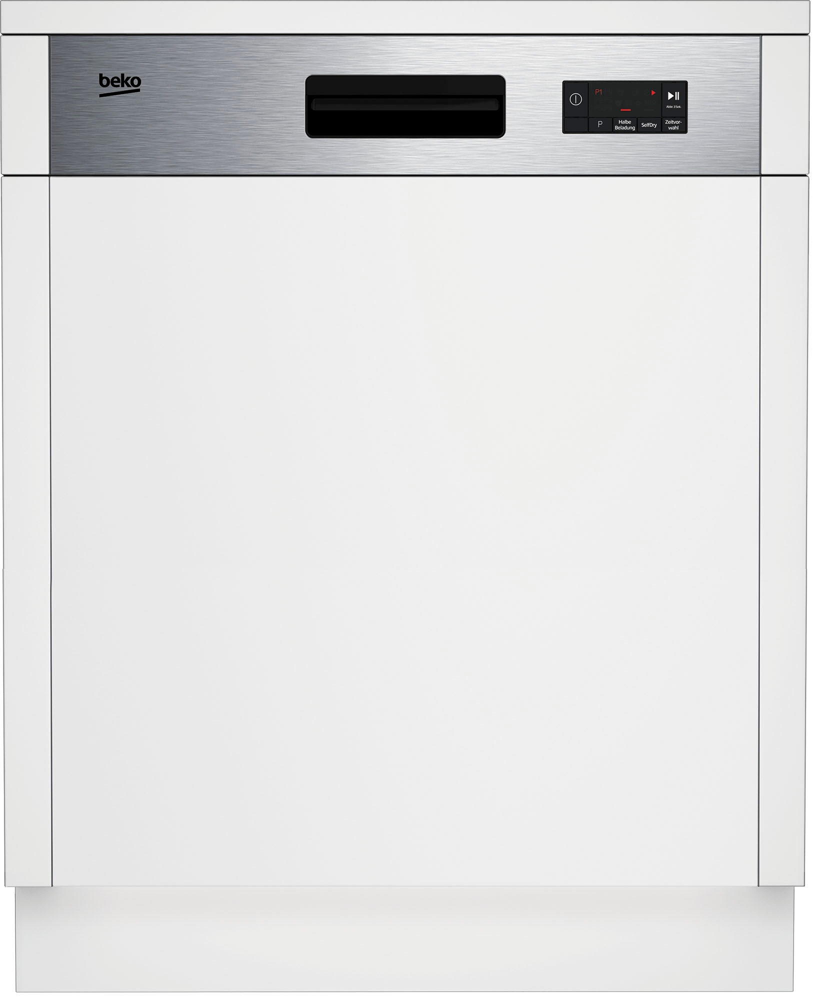 BEKO teilintegrierbarer Geschirrspüler »BDSN15O30X 7688901677«, BDSN15O30X 7688901677, 14 Maßgedecke