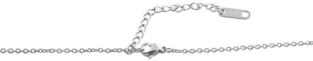 Adelia´s Kette mit Anhänger »Adelia's Damen Edelstahl Ankerkette Halskette mit Anhänger Anker mit Zirkonia 45 cm«