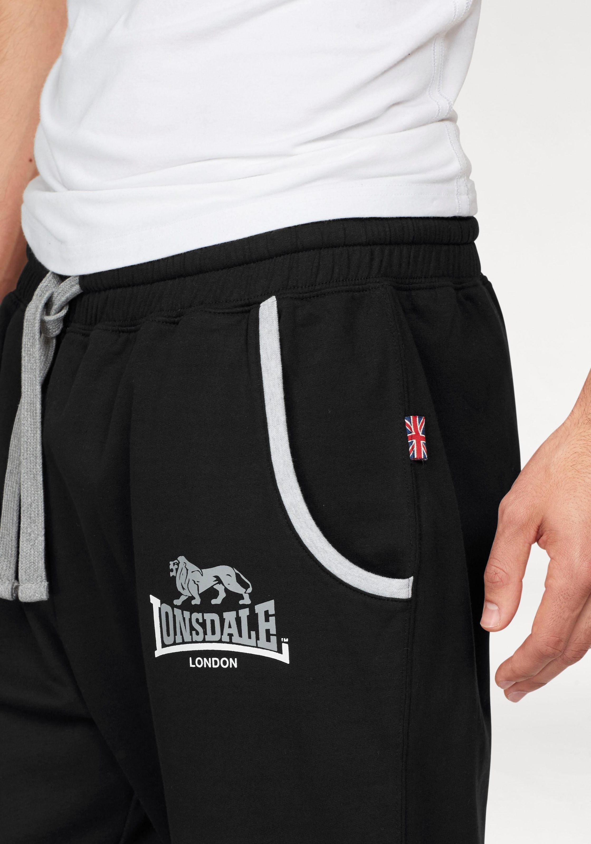 Lonsdale Jogginghose »und Shorts als Set«, (Set), Set: Jogginghose und Shorts