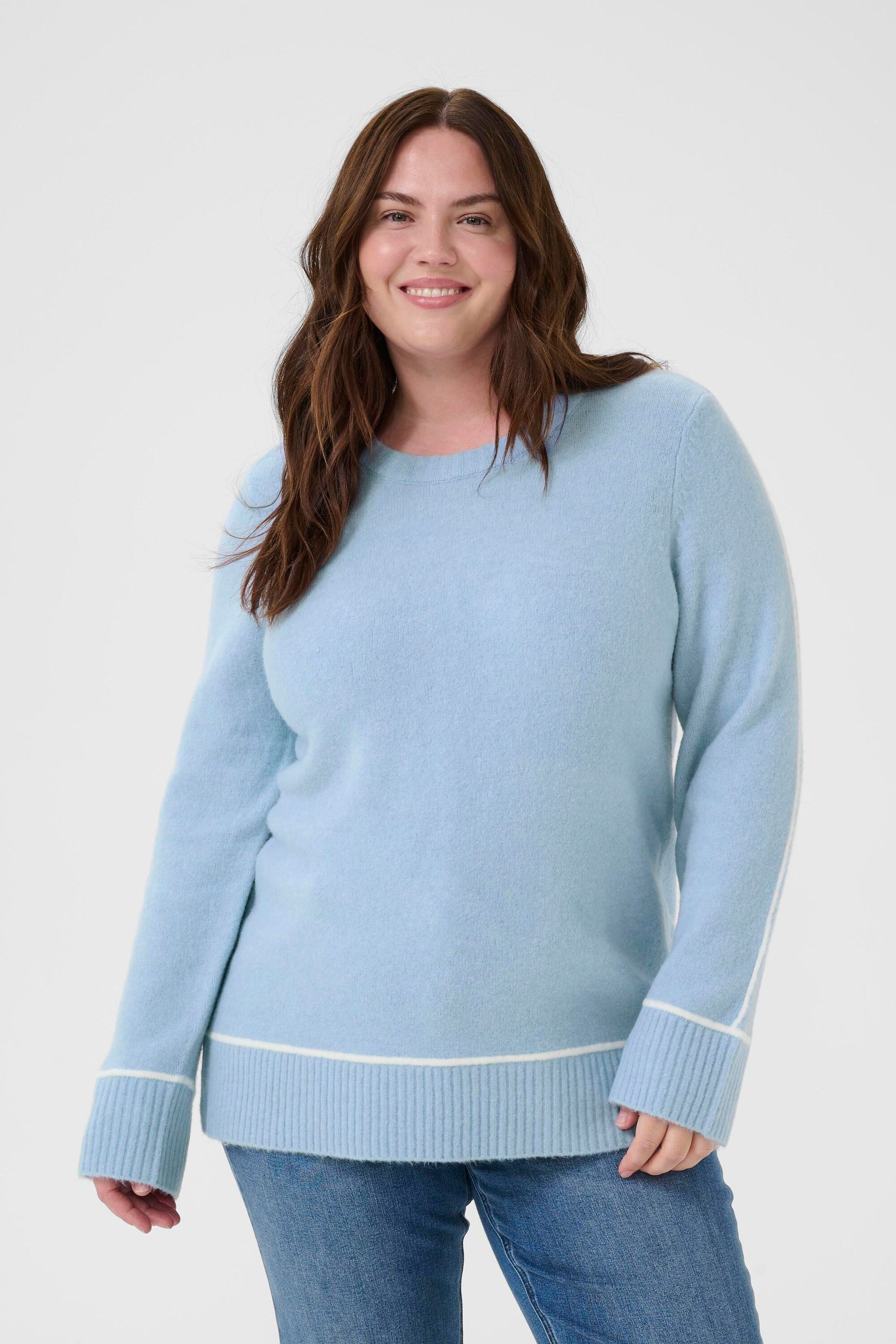 KAFFE Curve Strickpullover »Damen Strickpullover KCjina«