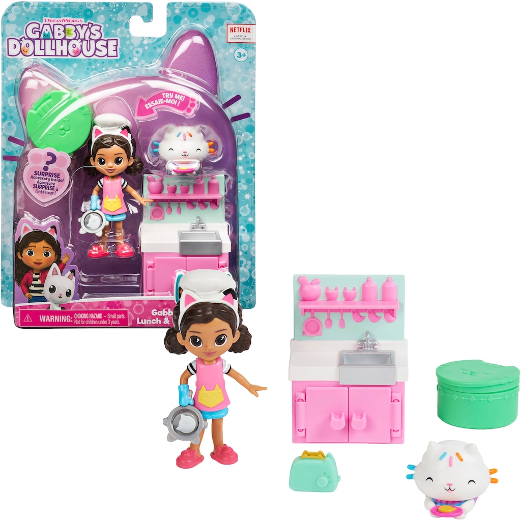Spin Master Spielwelt »Gabby's Dollhouse - Cat-tivity Pack – Küchenset mit Cakey«