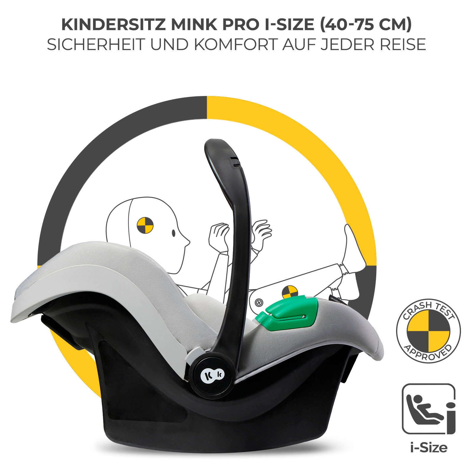Kinderkraft Kombi-Kinderwagen »MOOV 2 XL« 27 kg mit Luftreifen