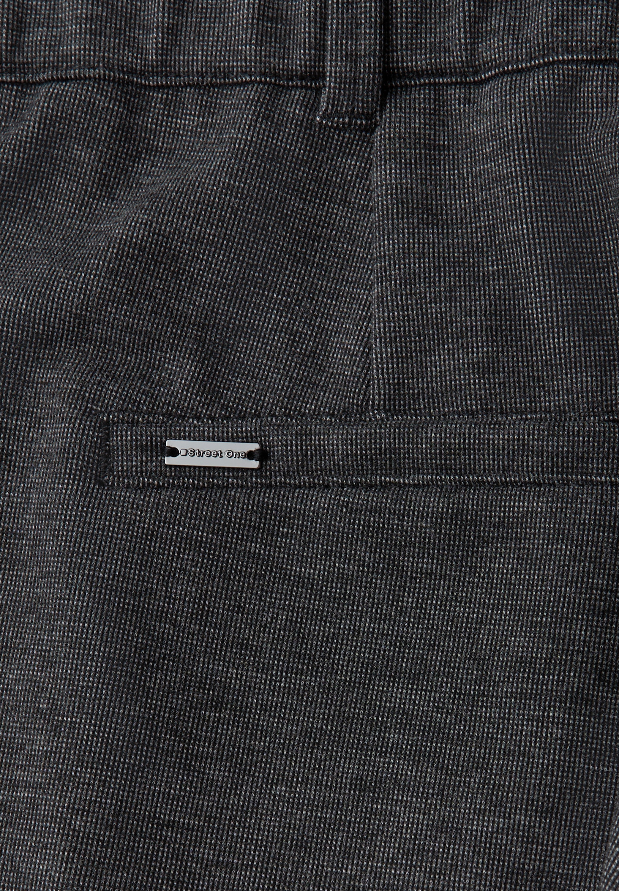 STREET ONE Stoffhose  meliert, im Casual Fit und mit Stretch