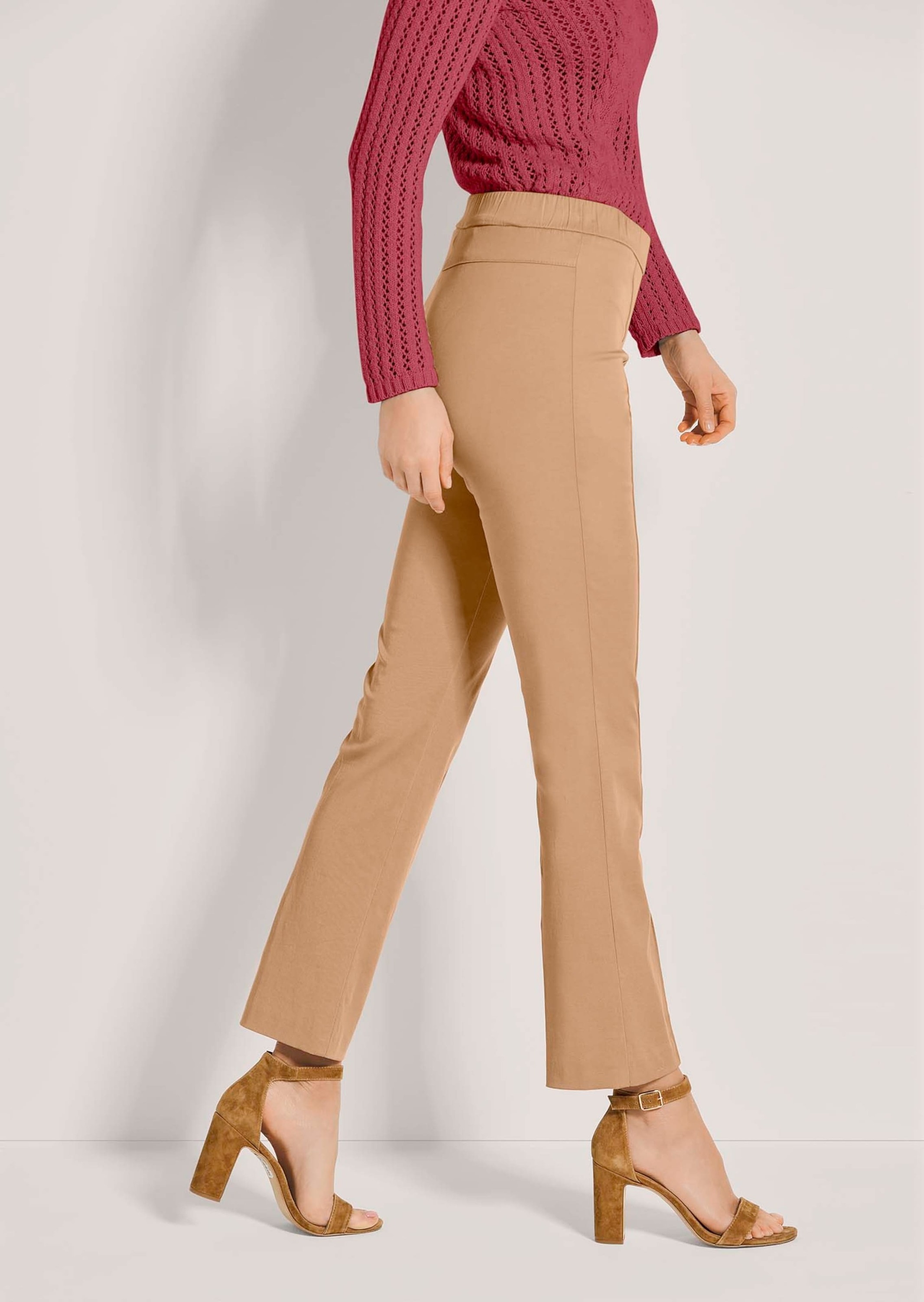 MADELEINE Bügelfaltenhose »Jeggings Stretch-Hose mit Biesen, Bügelfalten«