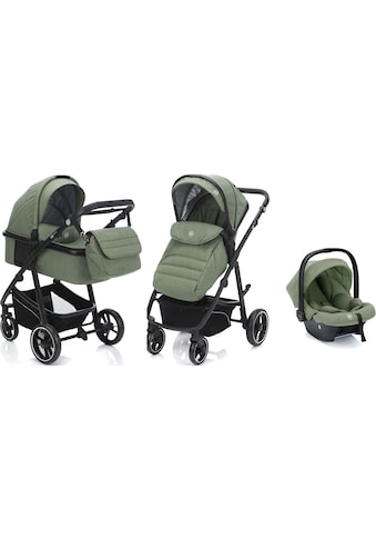 Kombi-Kinderwagen »Jaguar, grün melange«, 22 kg