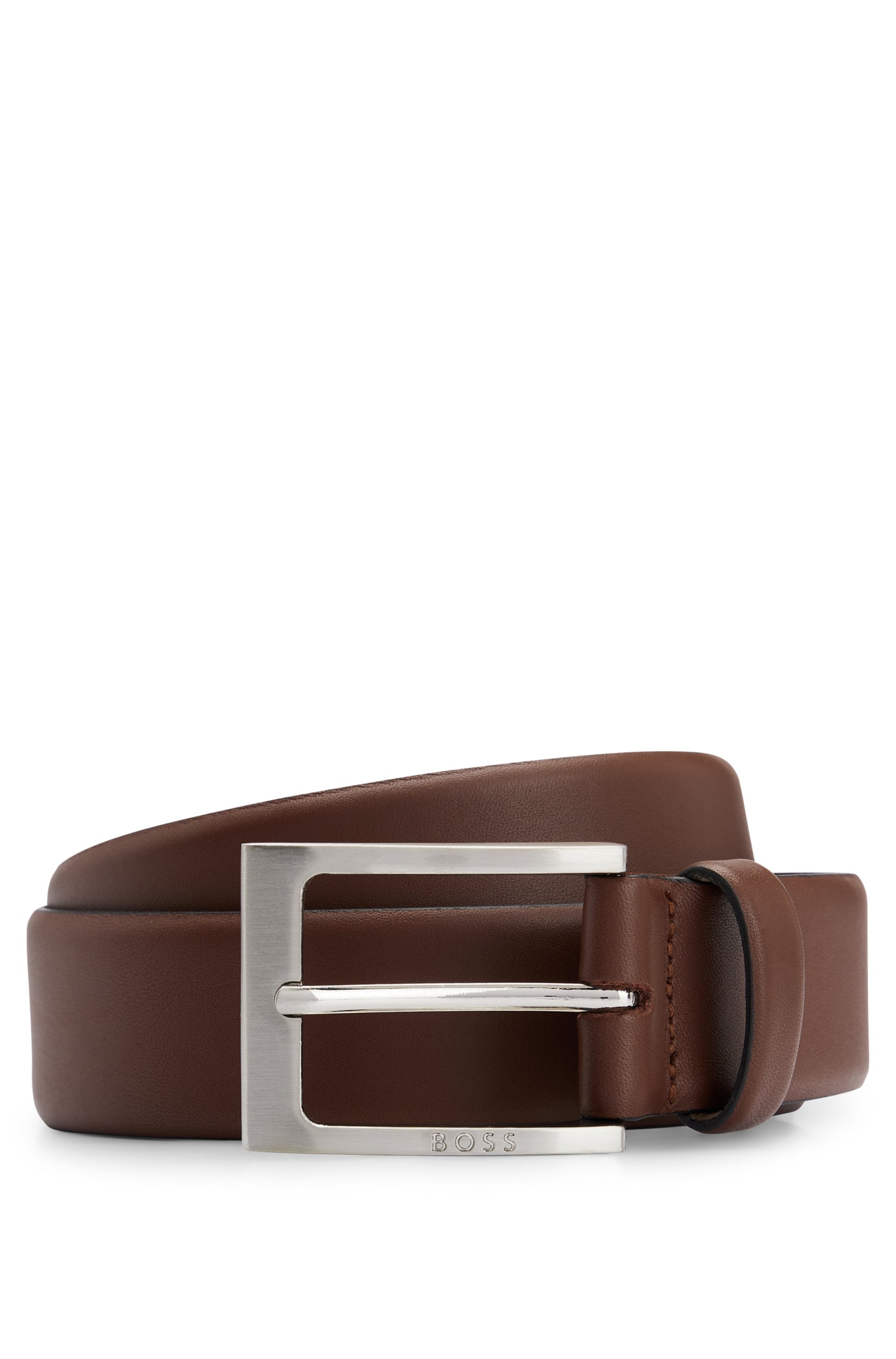 BOSS Ceinture en cuir Barnadine marron clair | 100