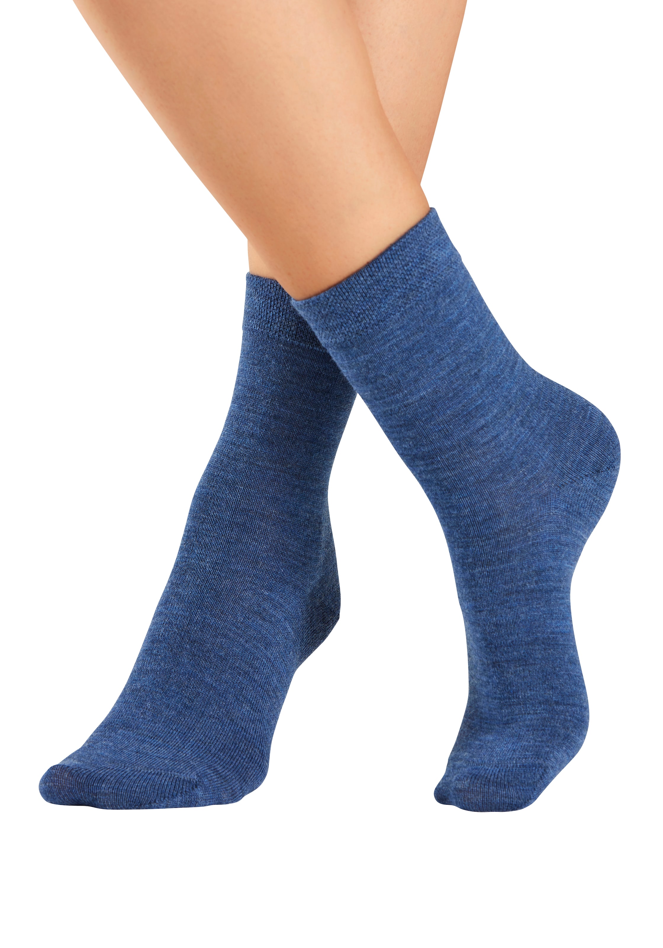 Bench. Socken, (Packung, 3 Paar), Damensocken aus flauschigem Material mit wärmender Wolle