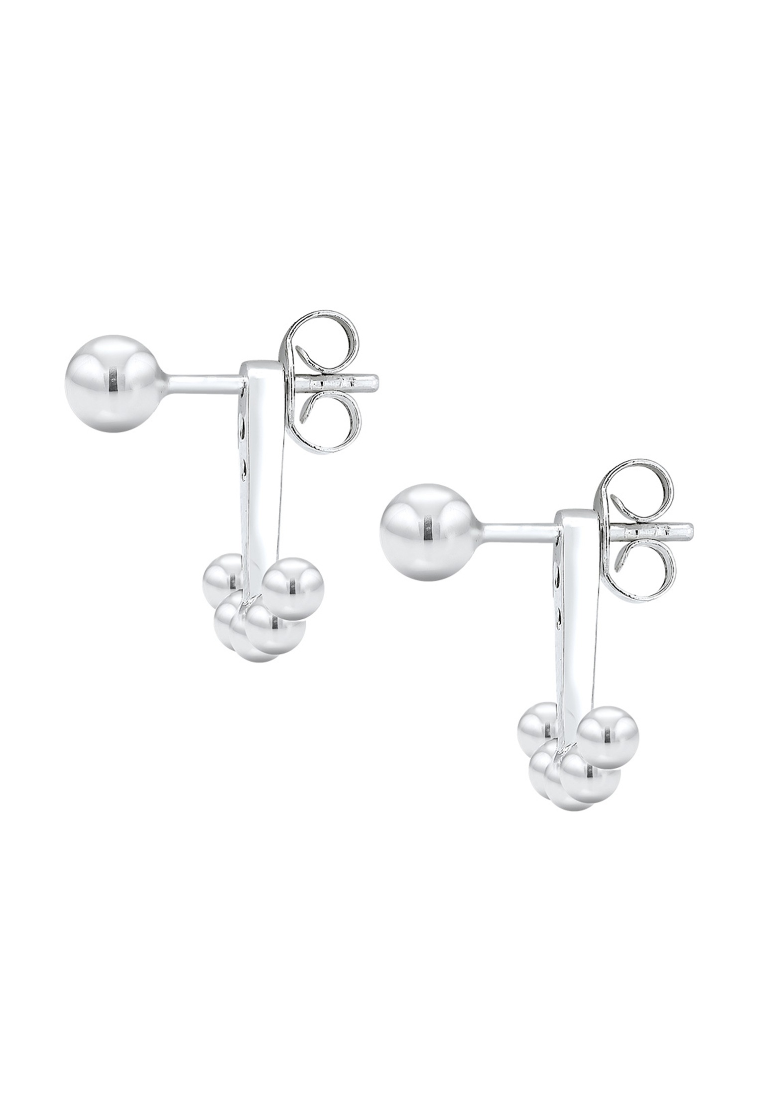 Elli Paar Ohrhänger »Ohrringe Stecker Ear Jackets mit Kugeln 925 Silber«