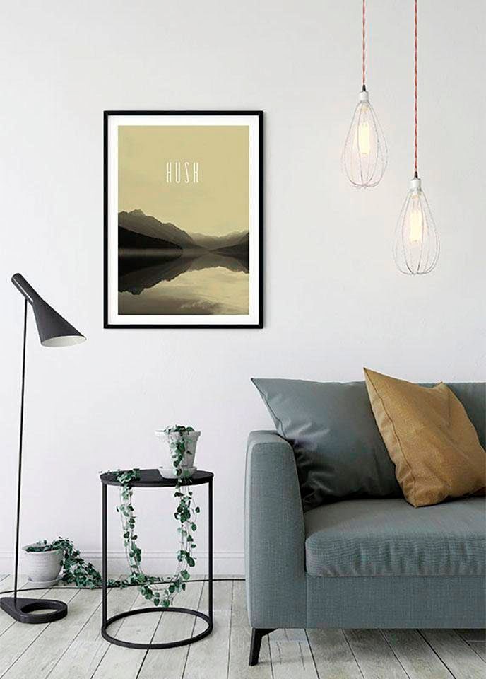 Komar Bild »Word Lake Hush Sand«, Natur, (1 St.), Wandbild zur Dekoration - ohne Rahmen