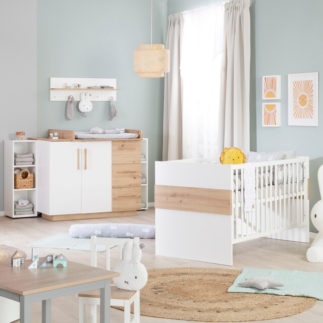 roba® Seitenregal »Universales Standregal für Babyzimmer, aus Holz«, nutzbar  als Seitenregal unter Wickelkommode oder Standregal auf Raten kaufen