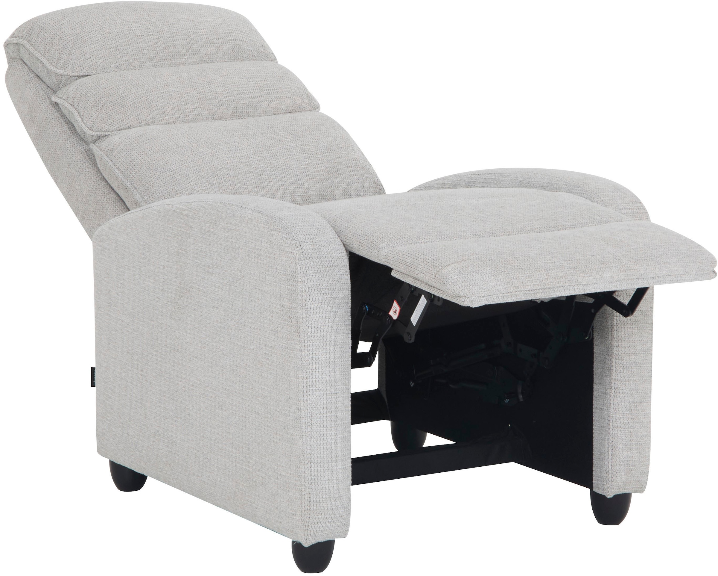 Home affaire Relaxsessel »BERVILLE, TV-Sessel, Ruhesessel mit Schlaffunktion, Webstoff«, Liegesessel mit manueller Relaxfunktion