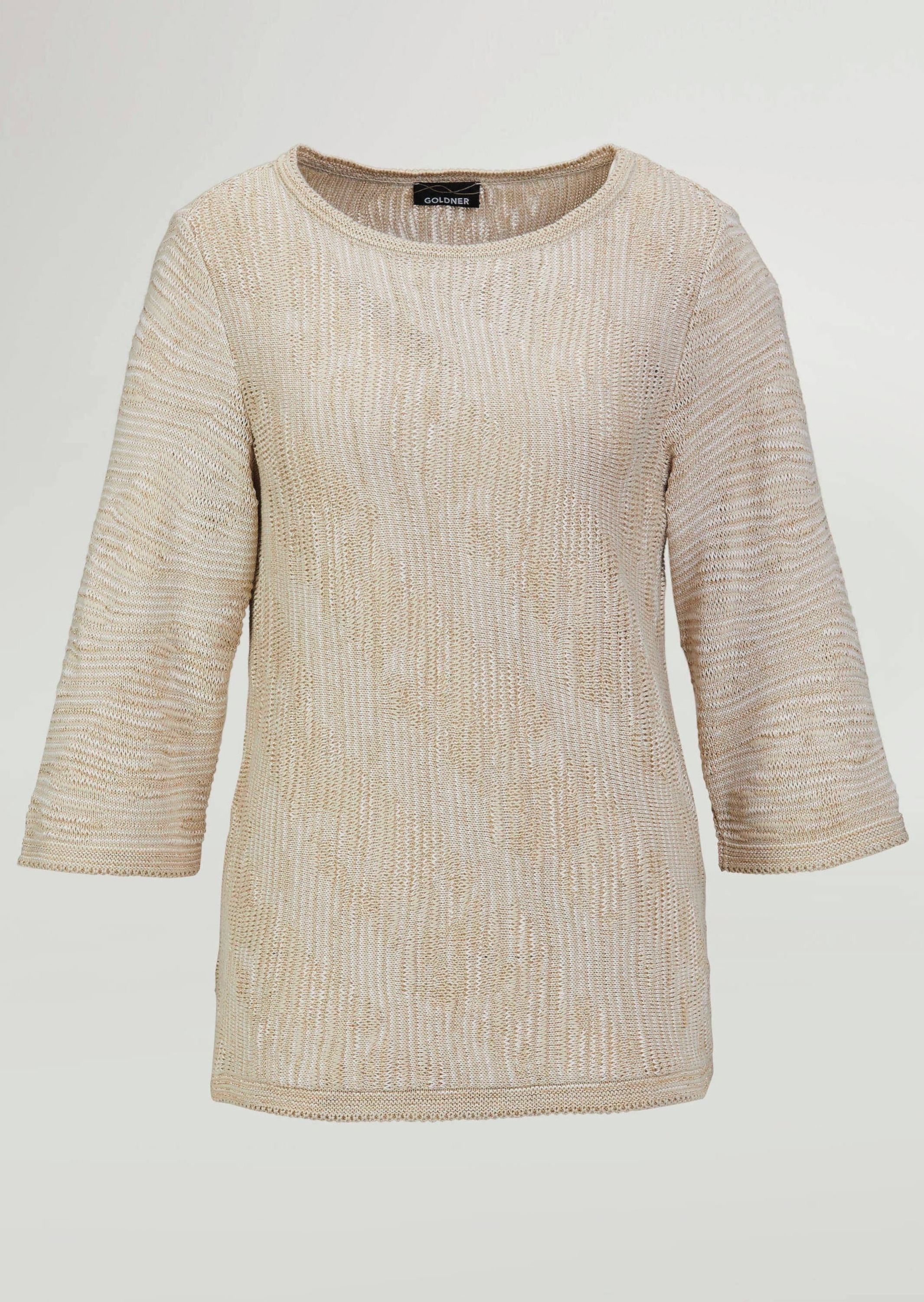 GOLDNER Rundhalspullover »Strickpullover mit U-Boot-Ausschnitt« keine/nicht relevant