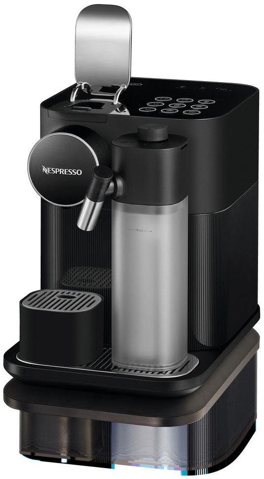 3 Nespresso 650.B »Gran Garantie Black«, XXL DeLonghi, Kapselmaschine mit inkl. Willkommenspaket Kapseln mit Lattissima 14 von EN Jahren