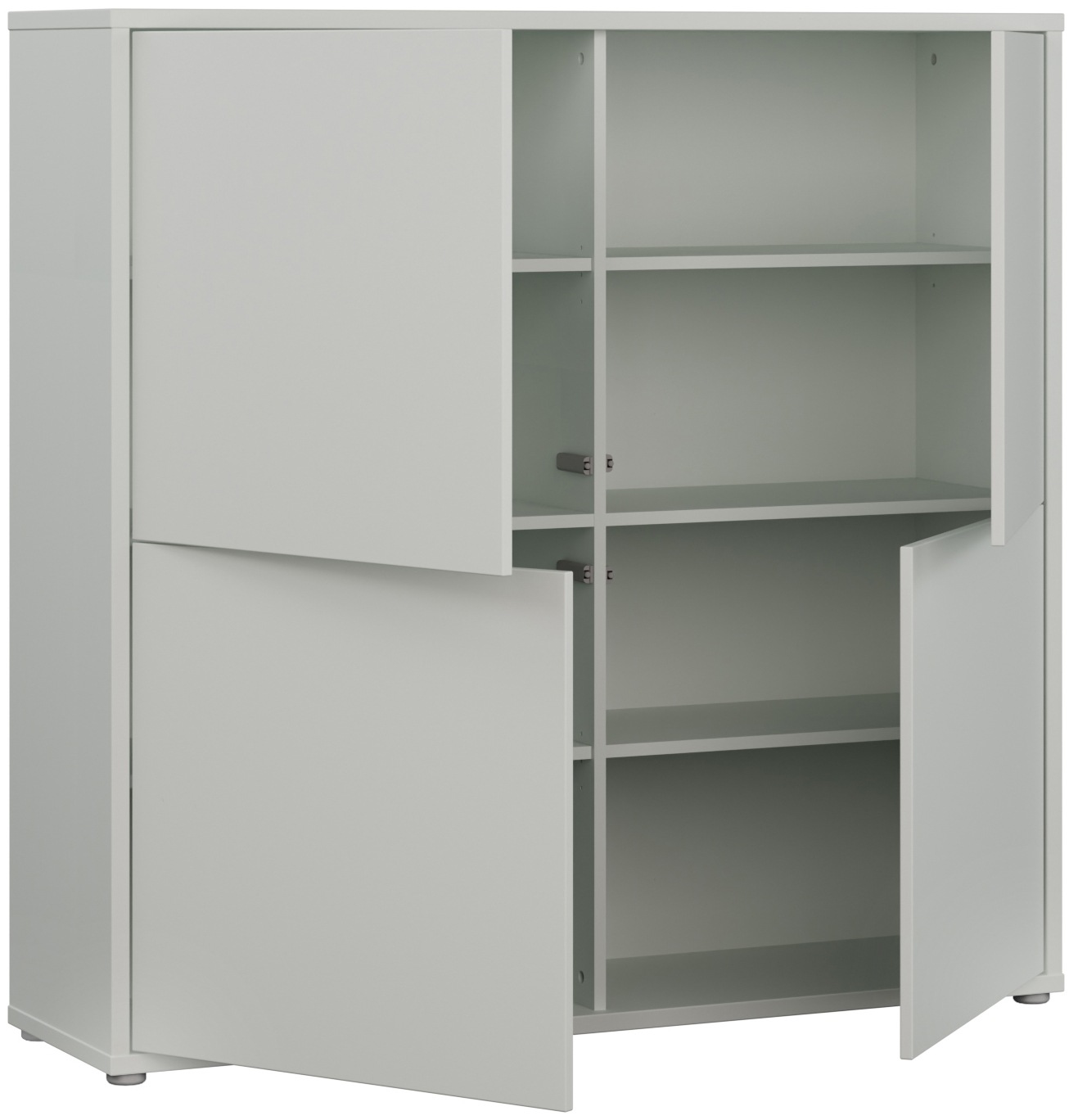 FORTE Highboard »Alice Springs« Grifflos,Push to open, Stauraum