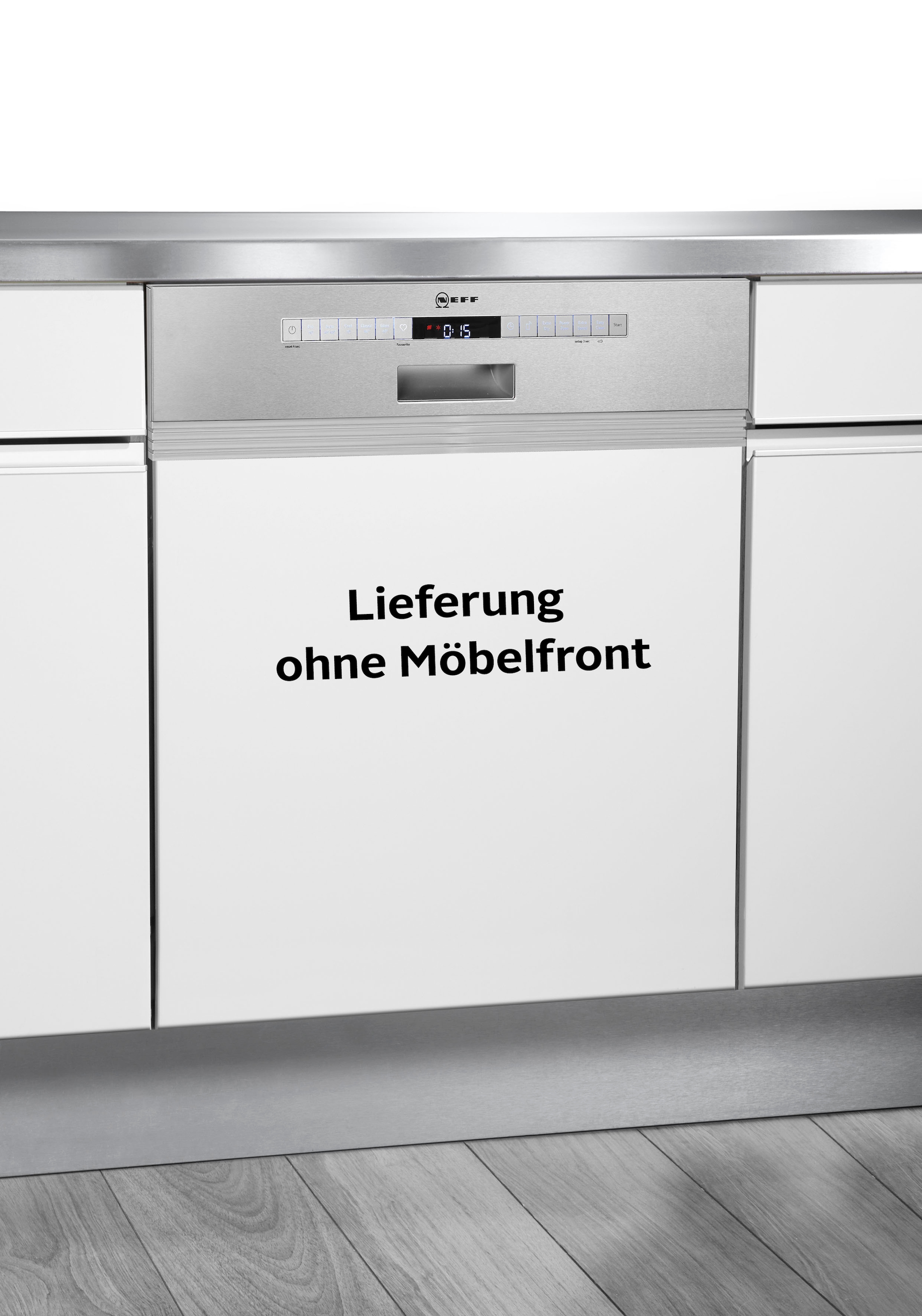 NEFF teilintegrierbarer Geschirrspüler N 50 »S145ECS05E«, 13 Maßgedecke, Besteckschublade für einfaches Beladen