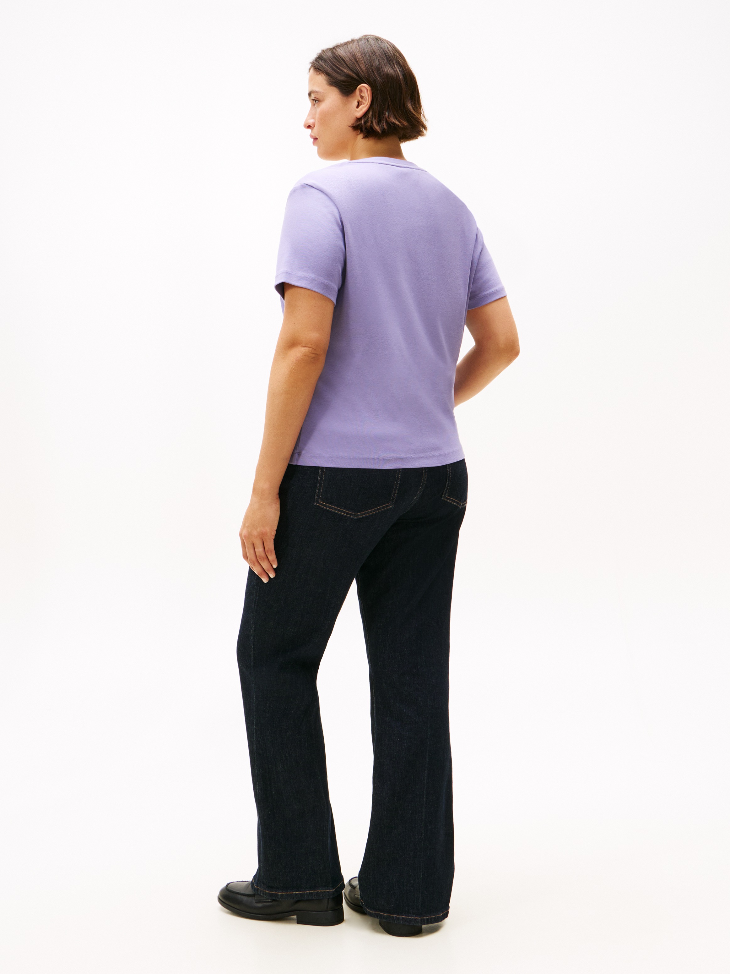Tommy Hilfiger Curve V-Shirt »CRV SLIM CODY V-NK SS«, in Großen Größen