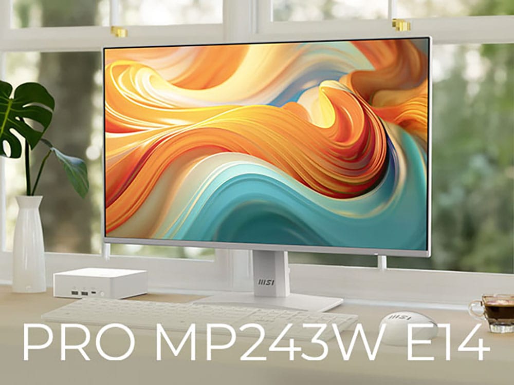 MSI LED-Monitor »PRO MP243W E14« 60,5 cm/24 ″  1920 x 1080 px Full HD 1 Reaktionszeit 144 Hz neigbar, Lautsprecher
