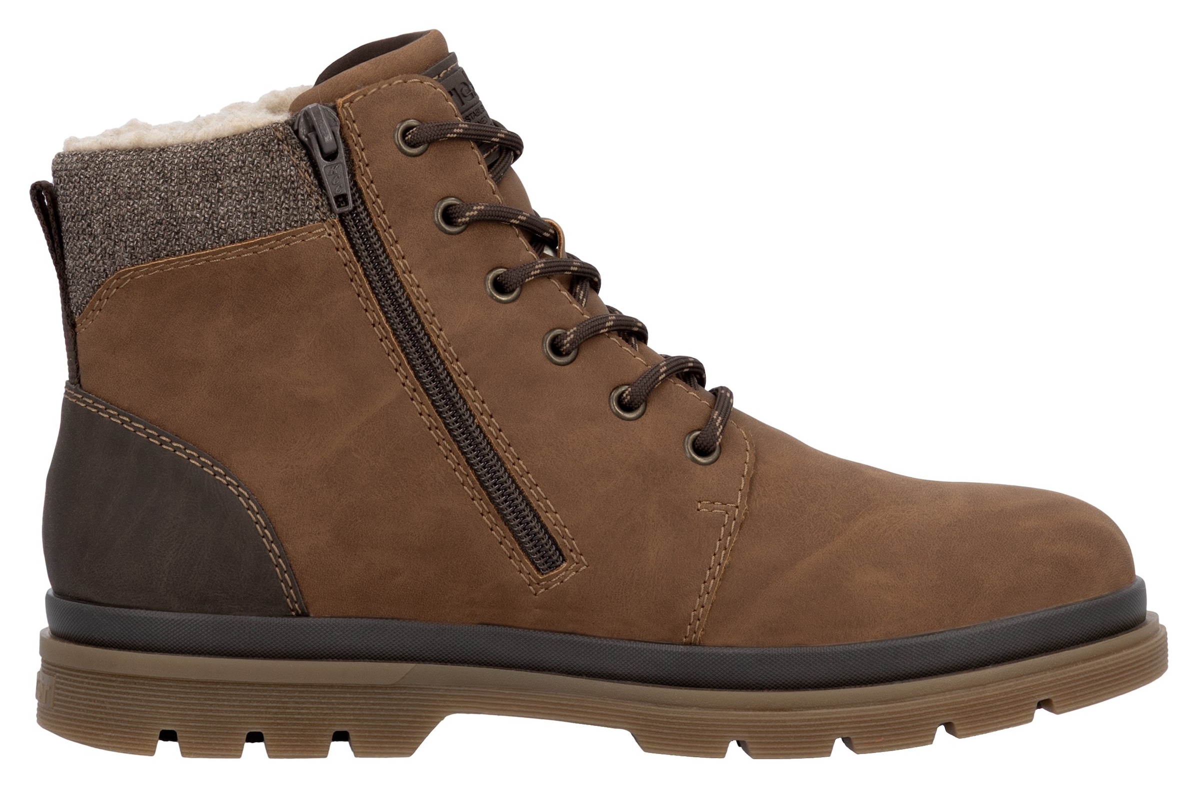 Rieker Winterstiefelette  Winterboots, Schnürboots mit Innenreißverschluss und RiekerTex