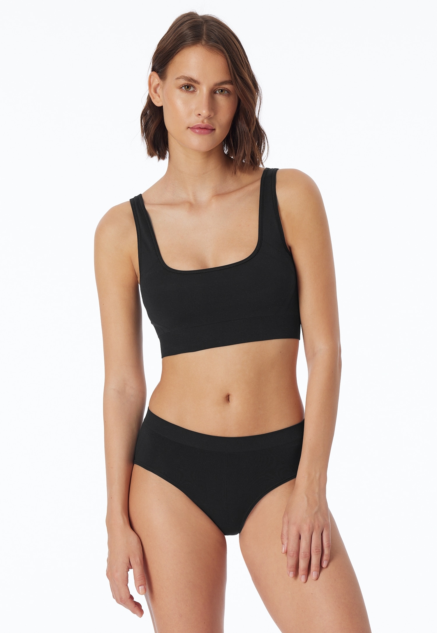 Schiesser Bustier »Casual Seamless« 2in1, wendebar,  U- oder V-Ausschnitt, ohne störende Seitennähte