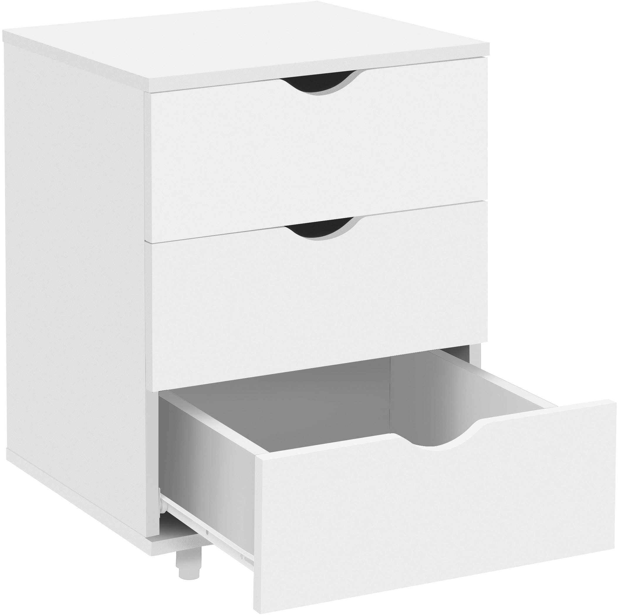 INOSIGN Container »Bürocontainer, Schreibtischcontainer, Brody«, mit 3 Schubladen, bodenausgleichende Füße, Breite 40 cm