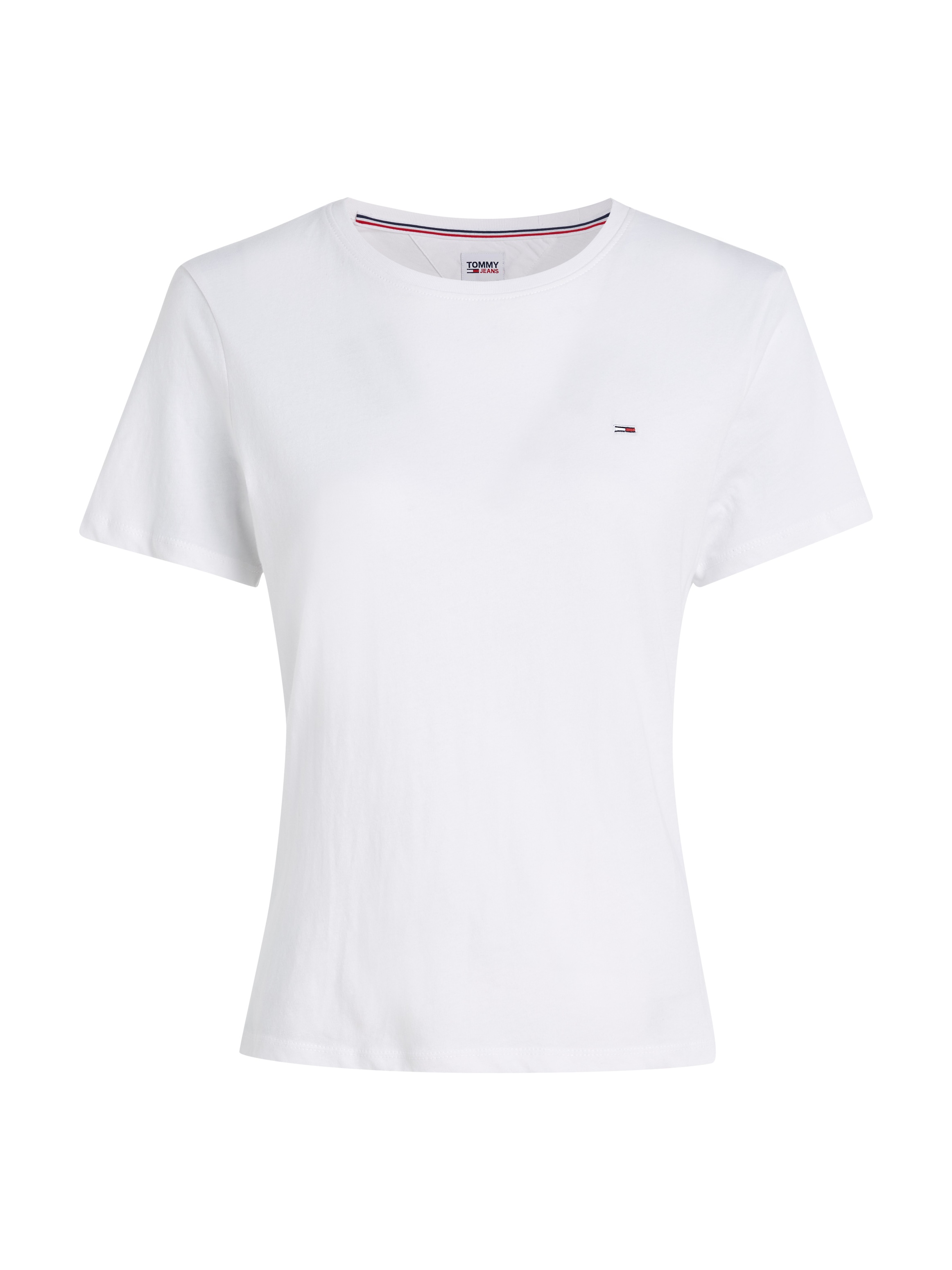 Tommy Jeans Rundhalsshirt »TJW SOFT JERSEY TEE«, mit Tommy Jeans Logo-Flag auf der Brust