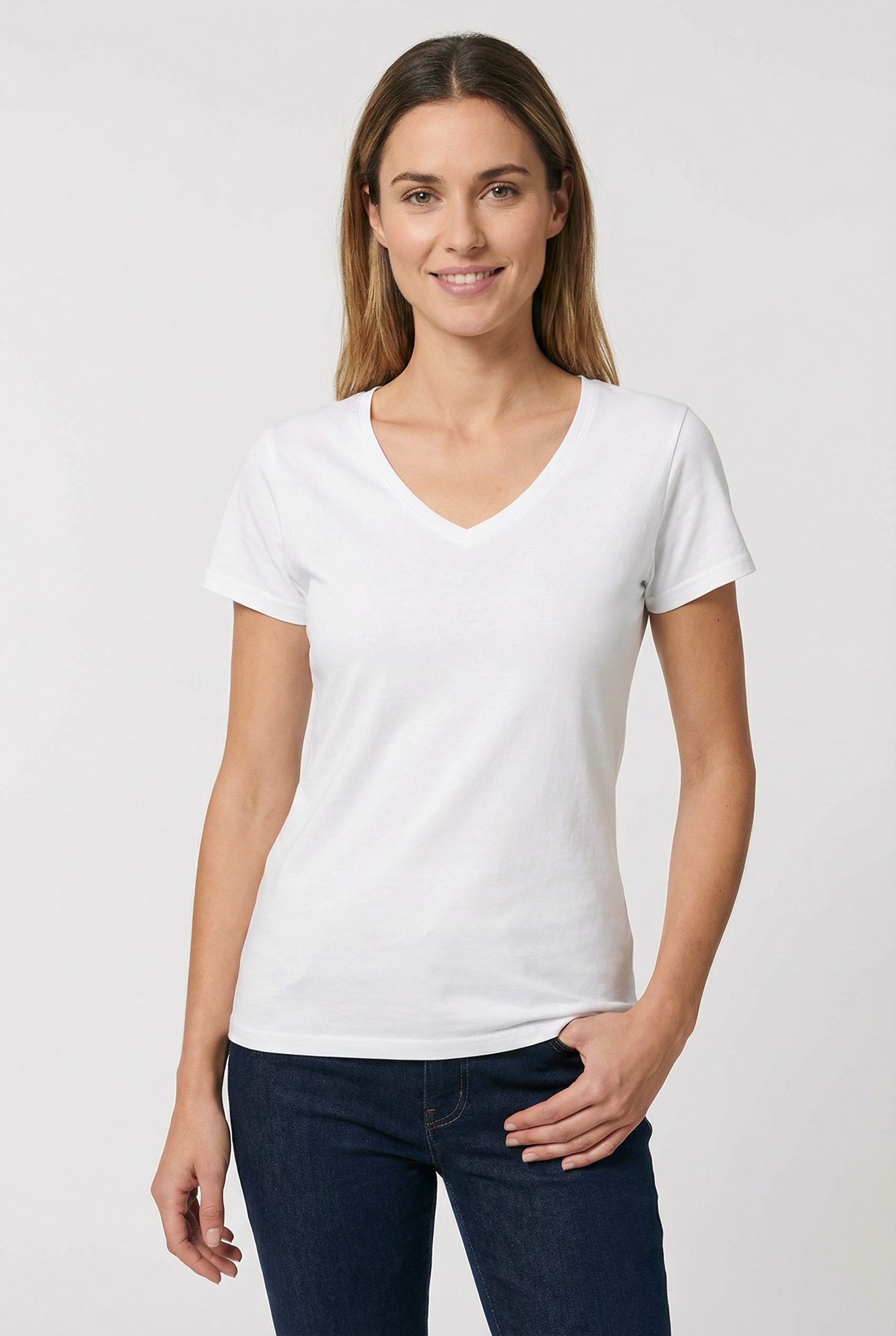 Fruit of the Loom V-Shirt »Lady-Fit Valueweight V-Neck« Packung, 2er-Pack, 2 Stk.