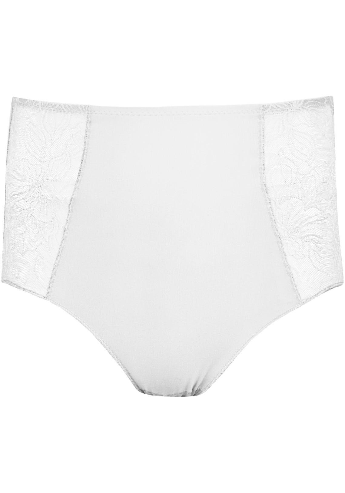 Nina Von C. High-Waist-Slip »"Cotton Shape"«, (2er Pack), eng, elastisch, bequem, feminin, mit Spitze, Baumwollmix