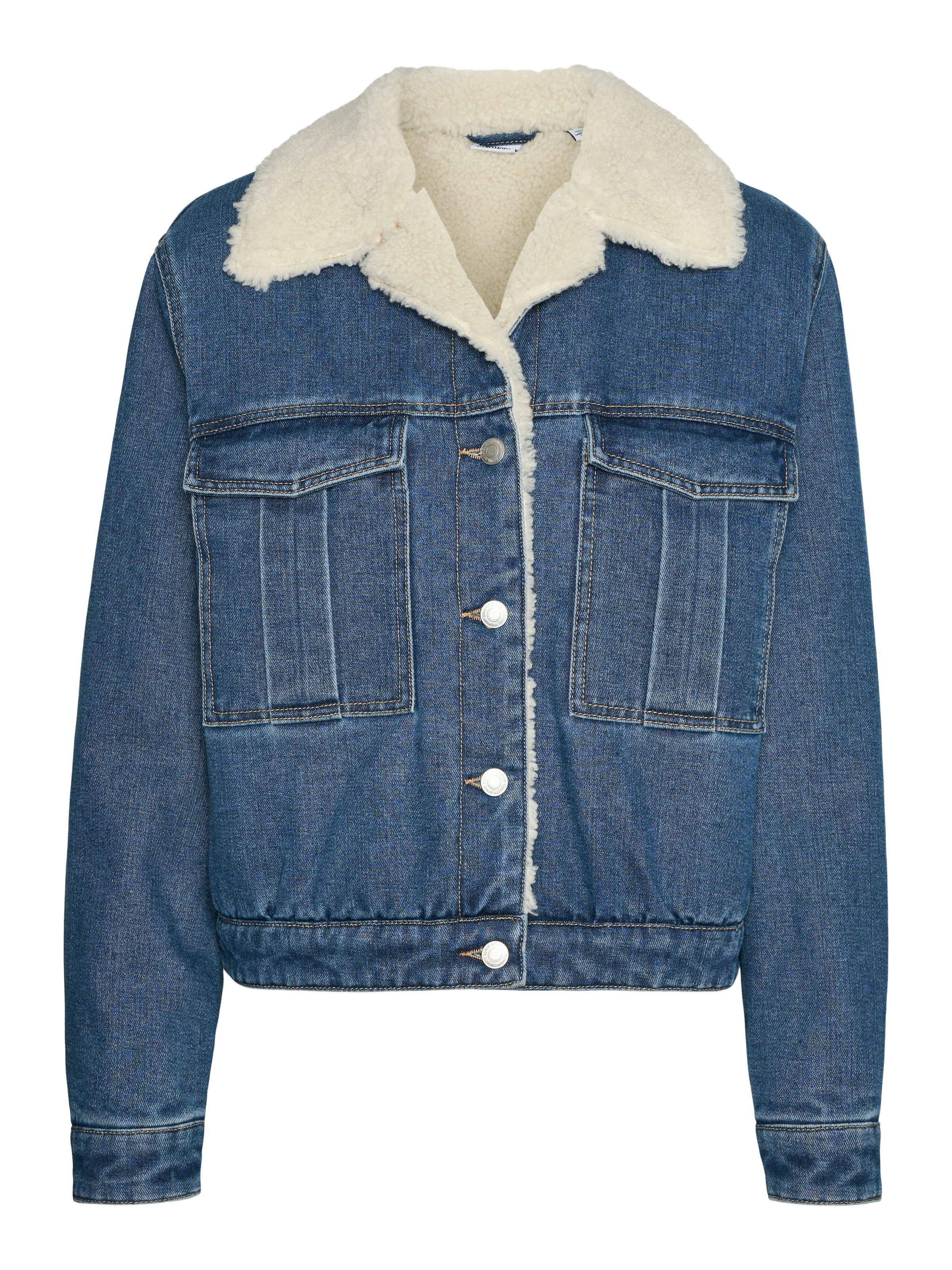 Vero Moda Jeansjacke »VMGISLA LS TEDDY DNM JACKET GU3280«