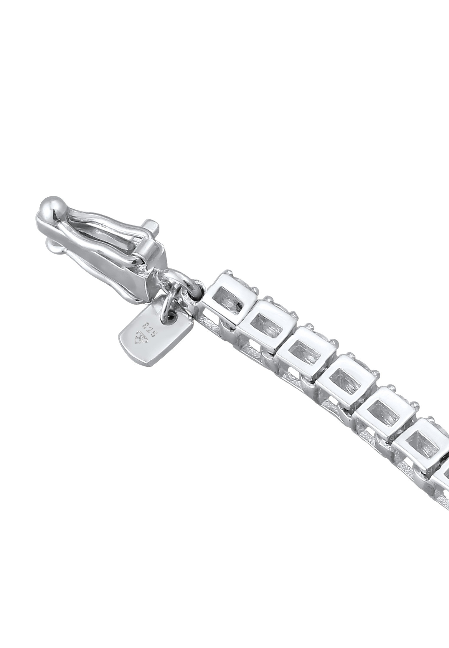 Kuzzoi Armkette »Armband Tennisarmband Zirkonia Weiß 925 Sterling Silber«