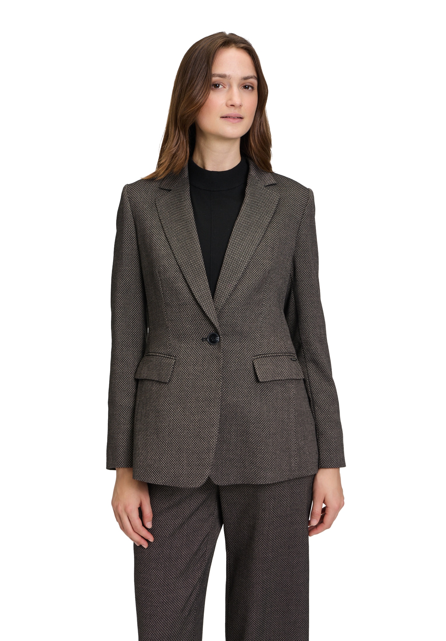 Betty&Co Longblazer »Longblazer mit Taschen«